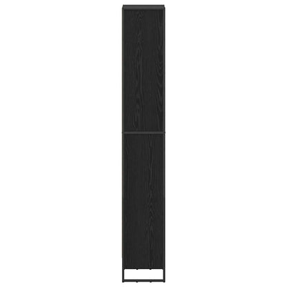Book Cabinet 40 x 30 x 189.5 cm Engineered Wood Black Oak