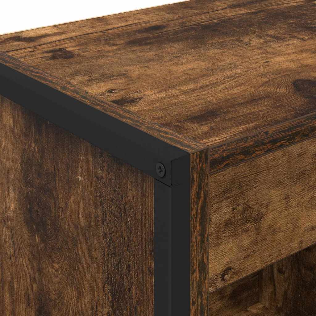 Book Cabinet Smoke Oak 40 x 30 x 189.5 cm Engineered Wood