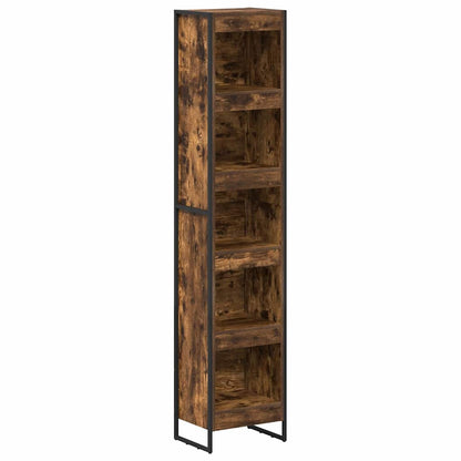 Book Cabinet Smoke Oak 40 x 30 x 189.5 cm Engineered Wood
