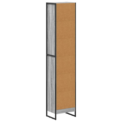 Book Cabinet 40 x 30 x 189.5 cm Engineered Wood Grey Sonoma