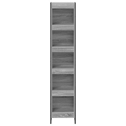Book Cabinet Grey Sonoma 40 x 30 x 189.5 cm Engineered Wood