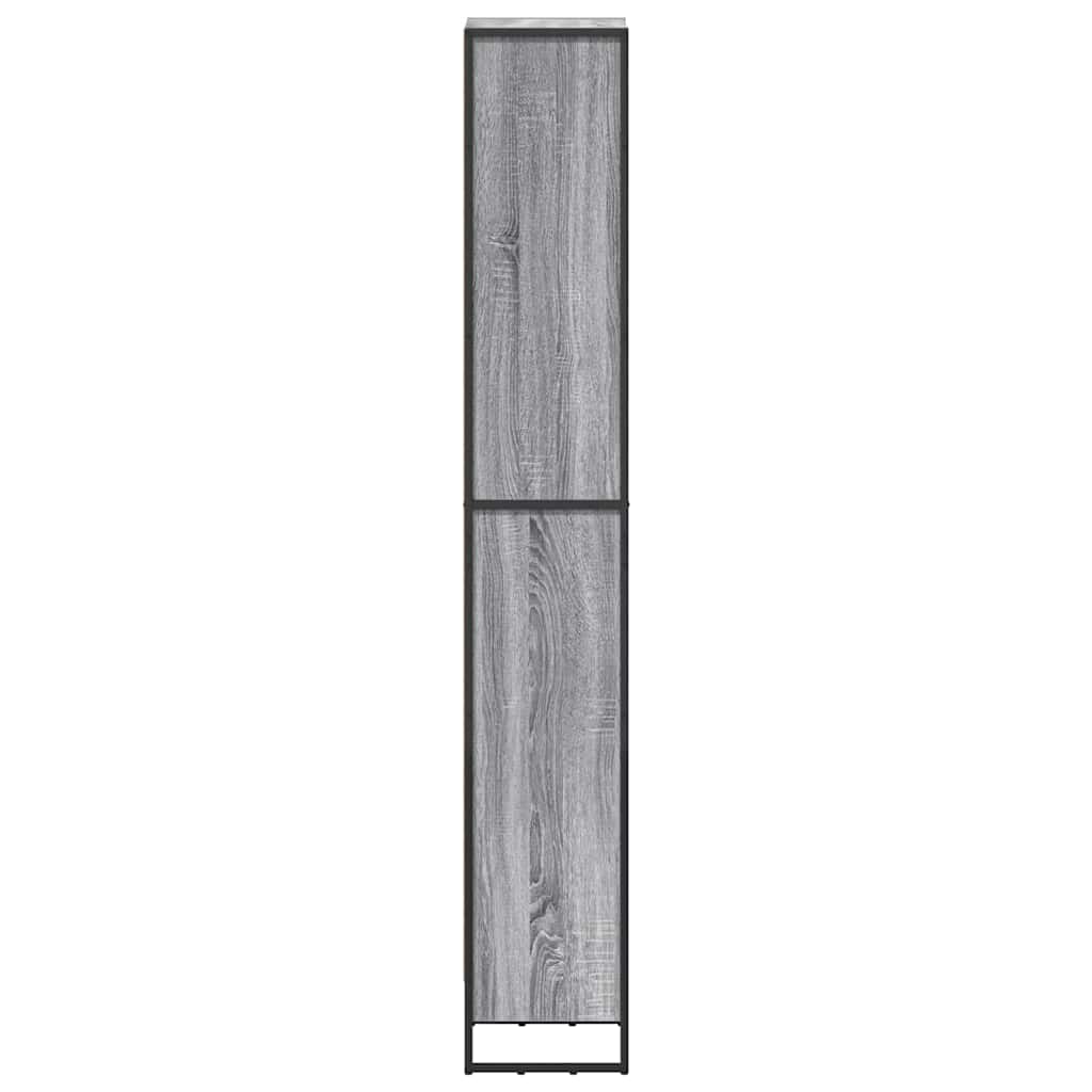 Book Cabinet Grey Sonoma 40 x 30 x 189.5 cm Engineered Wood