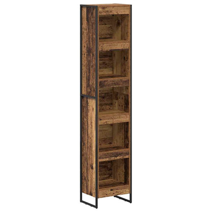 Book Cabinet Old Wood 40 x 30 x 189.5 cm Engineered Wood