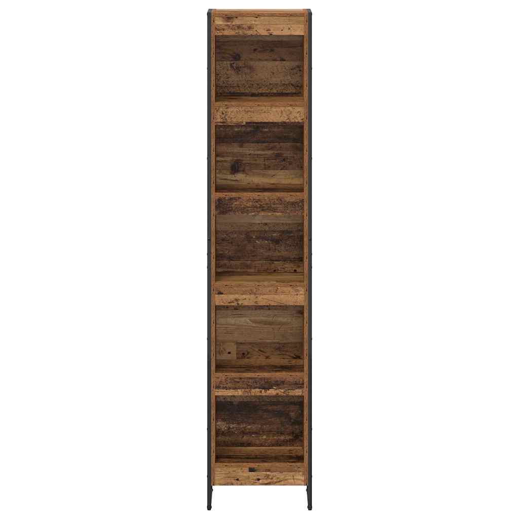 Book Cabinet Old Wood 40 x 30 x 189.5 cm Engineered Wood