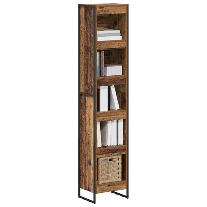Book Cabinet Old Wood 40 x 30 x 189.5 cm Engineered Wood