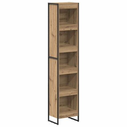 Book Cabinet Artisian Oak 40 x 30 x 189.5 cm Engineered Wood