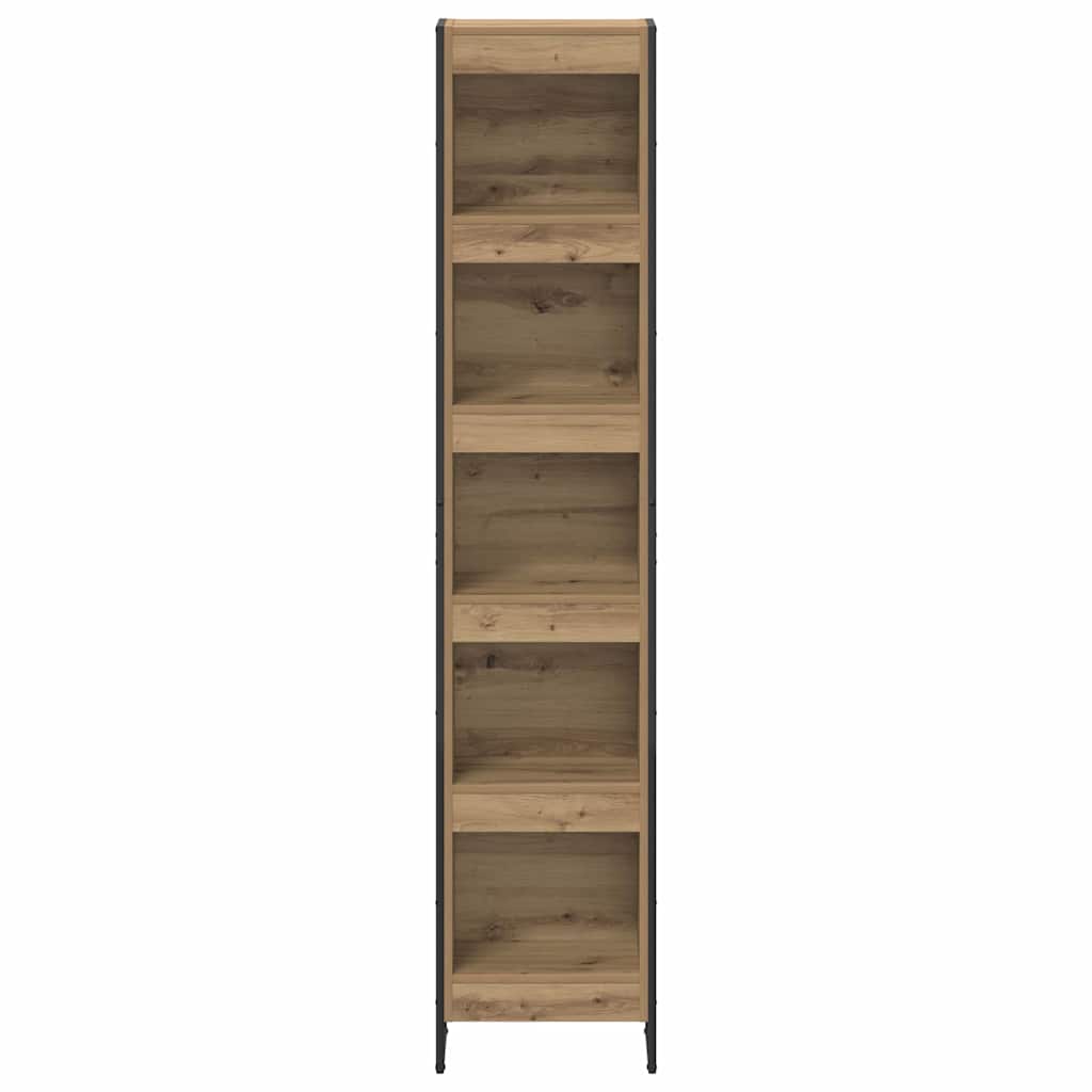 Book Cabinet Artisian Oak 40 x 30 x 189.5 cm Engineered Wood