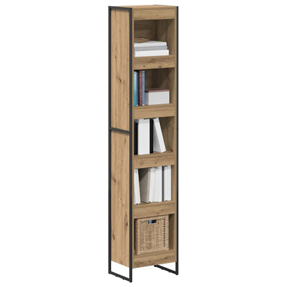 Book Cabinet Artisian Oak 40 x 30 x 189.5 cm Engineered Wood