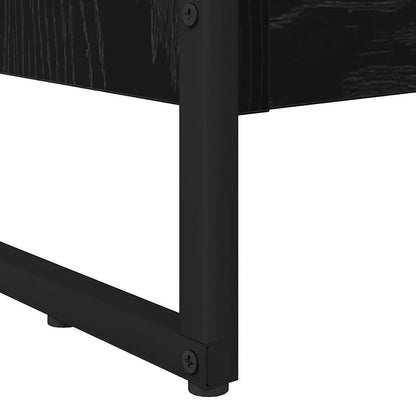 Book Cabinet Black Oak 60 x 30 x 86.5 cm Engineered Wood