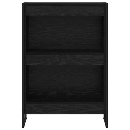 Book Cabinet 60 x 30 x 86.5 cm Engineered Wood Black Oak