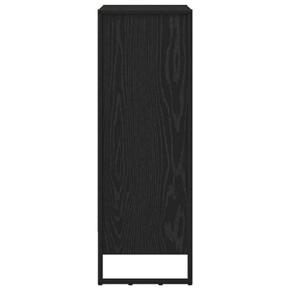 Book Cabinet 60 x 30 x 86.5 cm Engineered Wood Black Oak