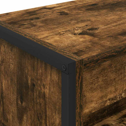 Book Cabinet Smoke Oak 60 x 30 x 86.5 cm Engineered Wood