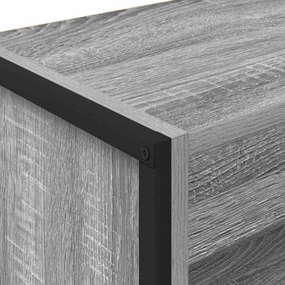 Book Cabinet Grey Sonoma 60 x 30 x 86.5 cm Engineered Wood