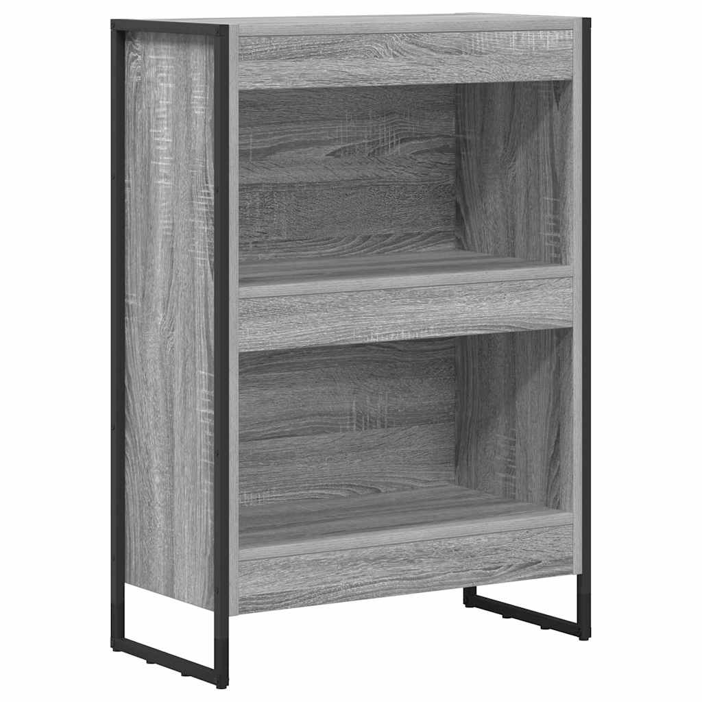 Book Cabinet Grey Sonoma 60 x 30 x 86.5 cm Engineered Wood