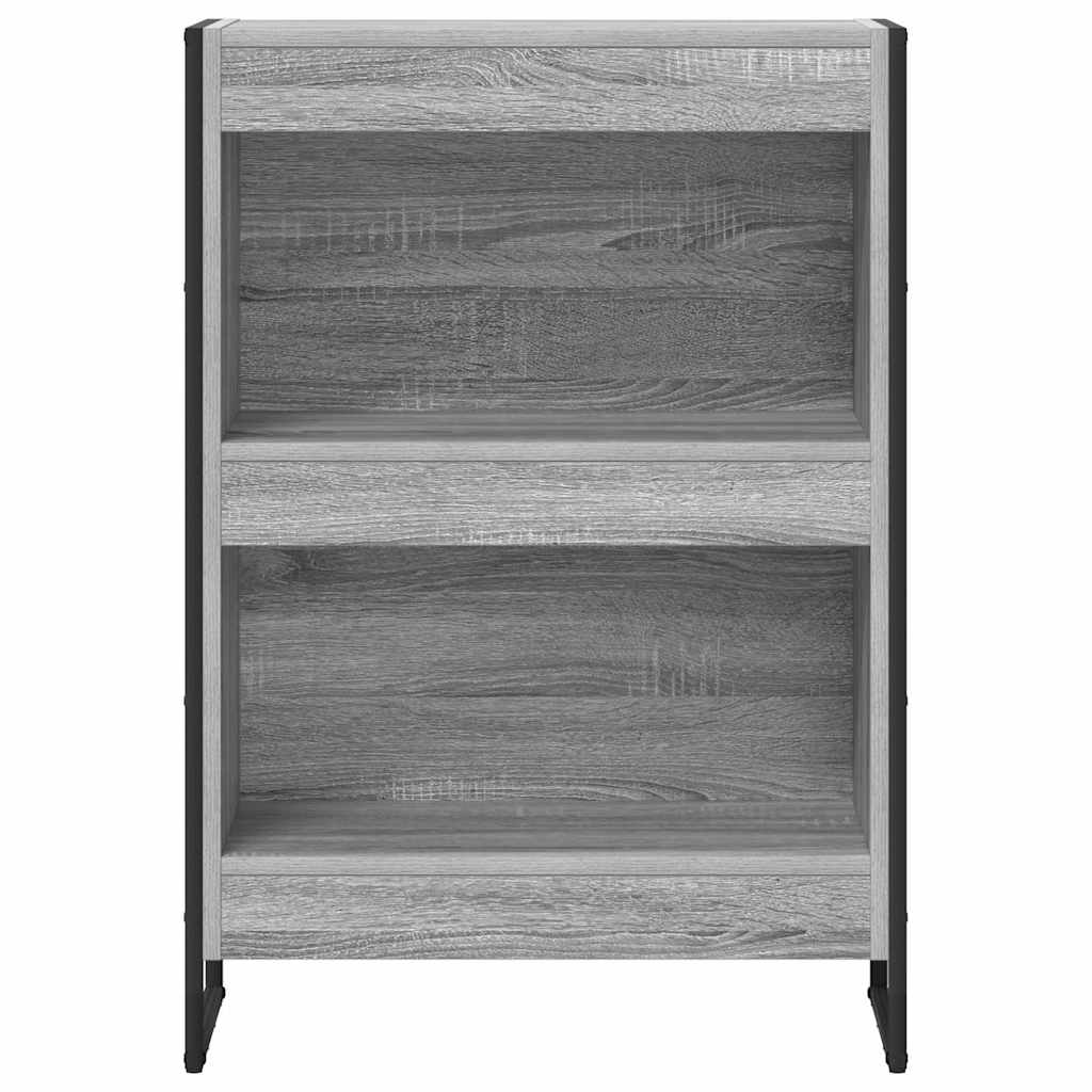 Book Cabinet 60 x 30 x 86.5 cm Engineered Wood Grey Sonoma