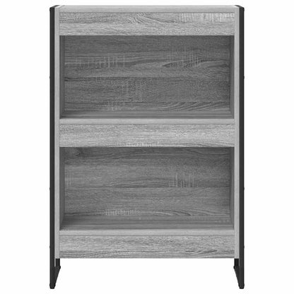 Book Cabinet 60 x 30 x 86.5 cm Engineered Wood Grey Sonoma