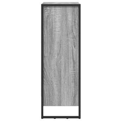 Book Cabinet 60 x 30 x 86.5 cm Engineered Wood Grey Sonoma