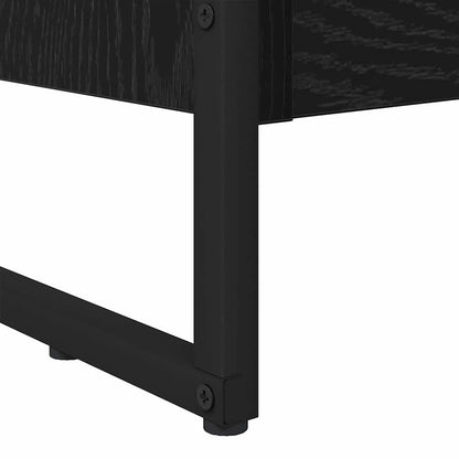 Book Cabinet 60 x 30 x 121 cm Engineered Wood Black Oak