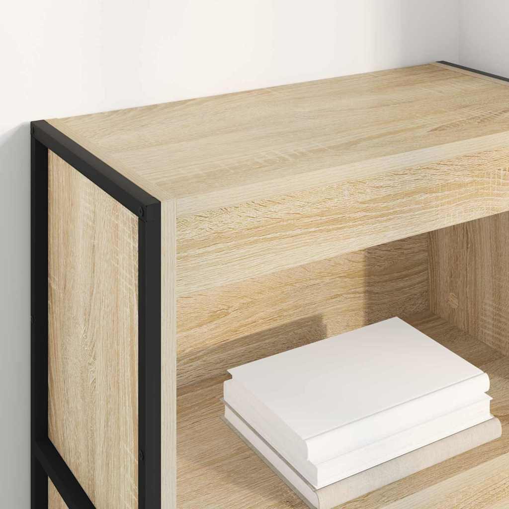 Book Cabinet Sonoma 60 x 30 x 121 cm Engineered Wood