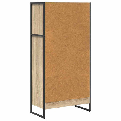 Book Cabinet Sonoma 60 x 30 x 121 cm Engineered Wood