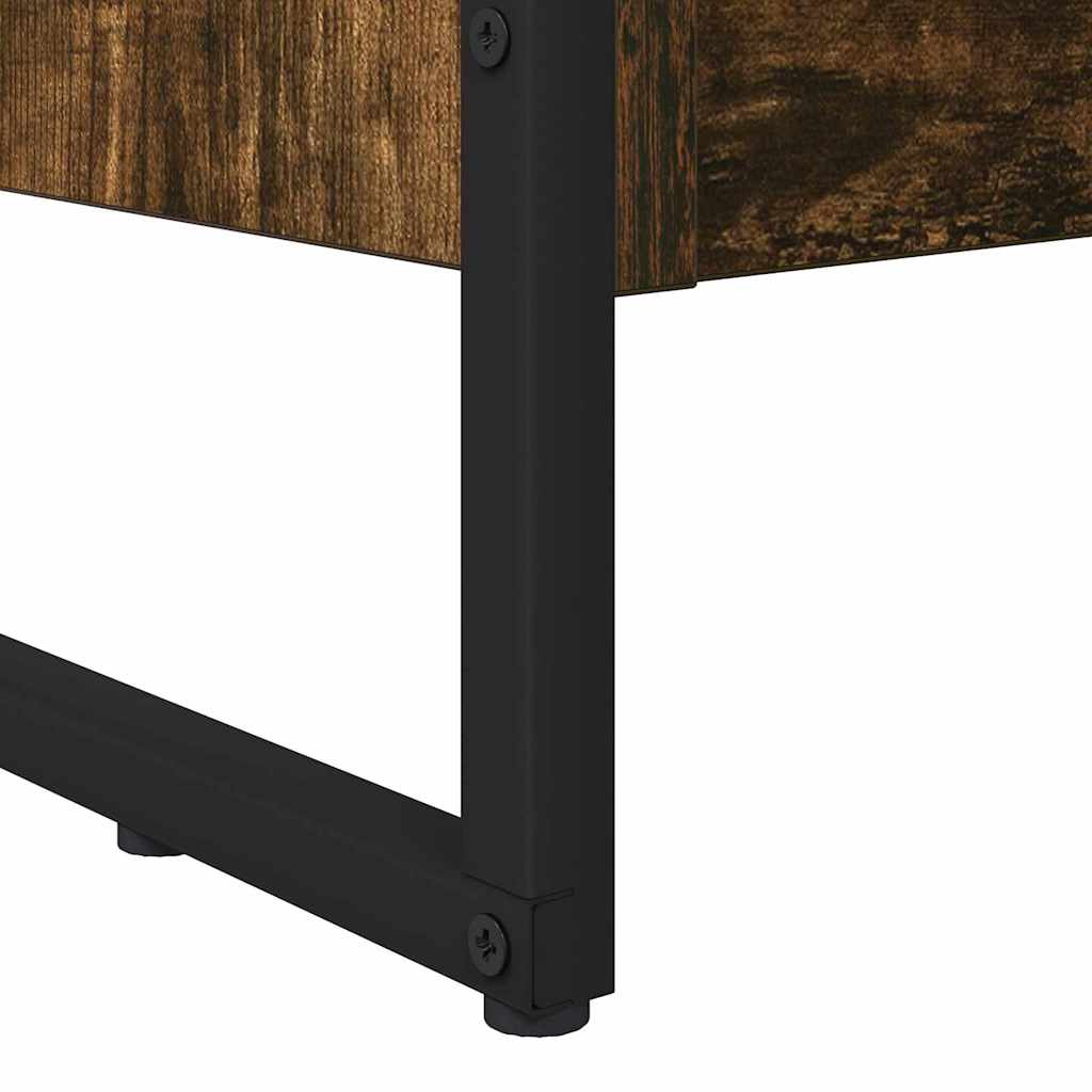 Book Cabinet Smoke Oak 60 x 30 x 121 cm Engineered Wood