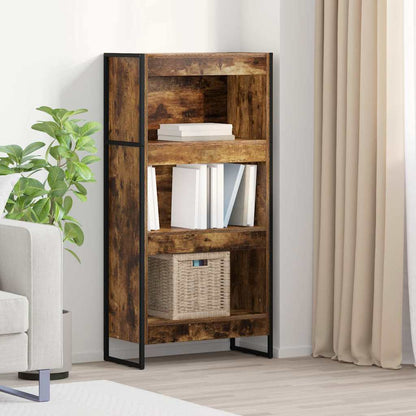 Book Cabinet Smoke Oak 60 x 30 x 121 cm Engineered Wood