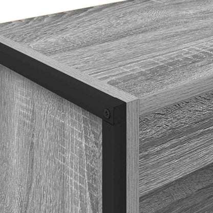 Book Cabinet 60 x 30 x 121 cm Engineered Wood Grey Sonoma