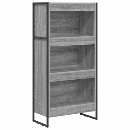 Book Cabinet 60 x 30 x 121 cm Engineered Wood Grey Sonoma