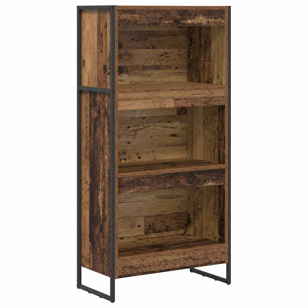 Book Cabinet Old Wood 60 x 30 x 121 cm Engineered Wood