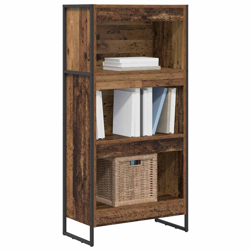 Book Cabinet Old Wood 60 x 30 x 121 cm Engineered Wood