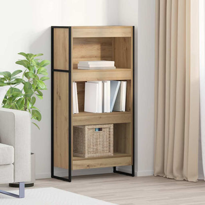 Book Cabinet Artisian Oak 60 x 30 x 121 cm Engineered Wood