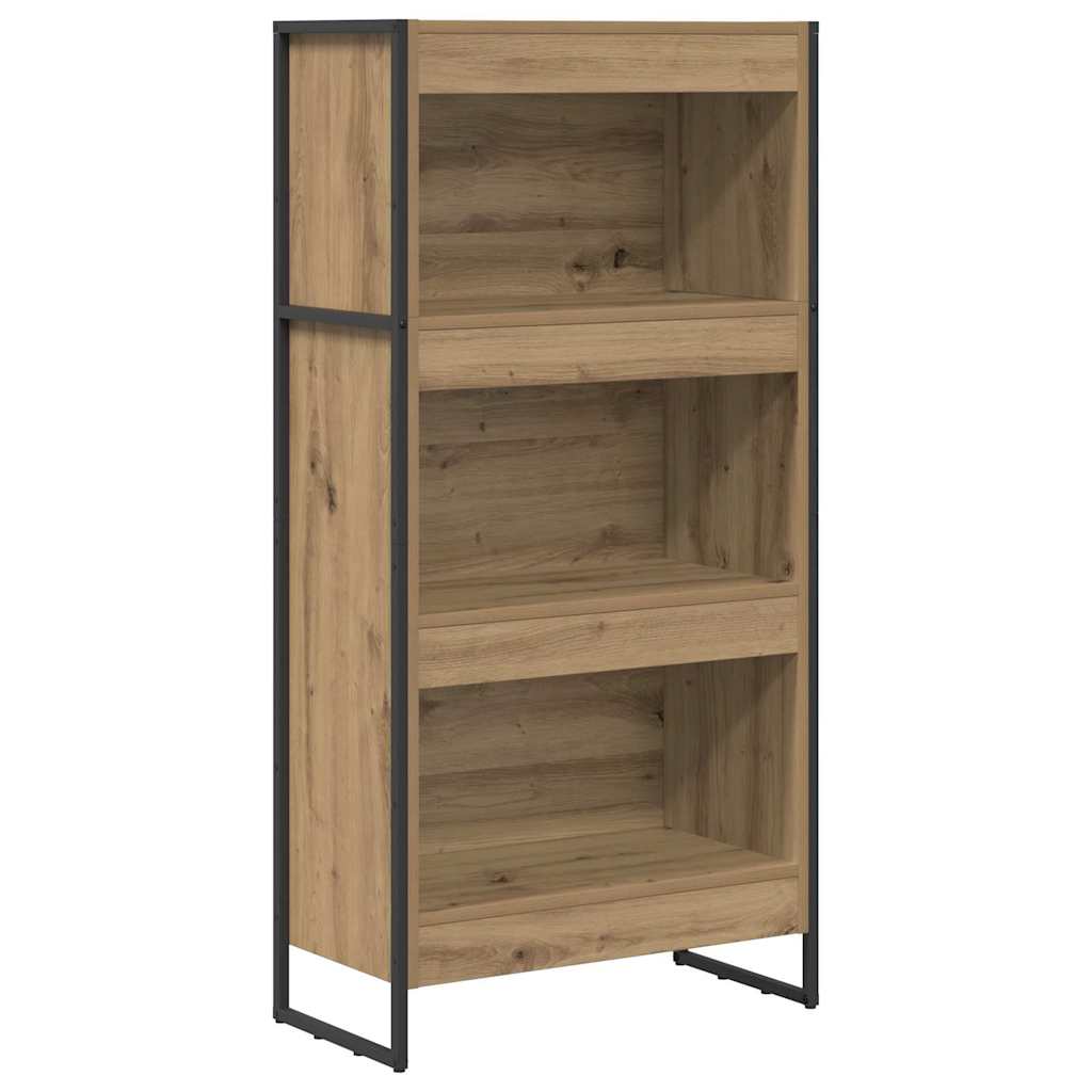 Book Cabinet Artisian Oak 60 x 30 x 121 cm Engineered Wood