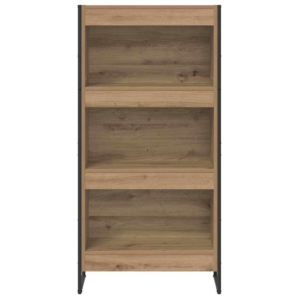 Book Cabinet Artisian Oak 60 x 30 x 121 cm Engineered Wood