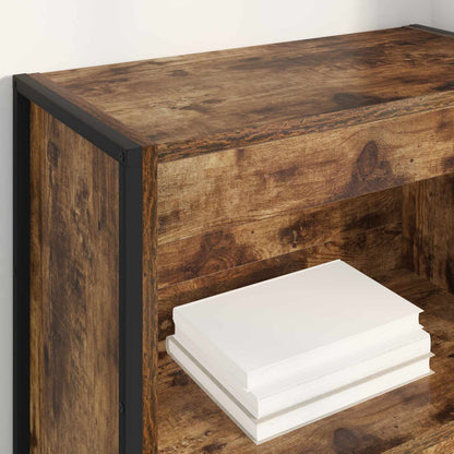 Book Cabinet Smoke Oak 60 x 30 x 155 cm Engineered Wood