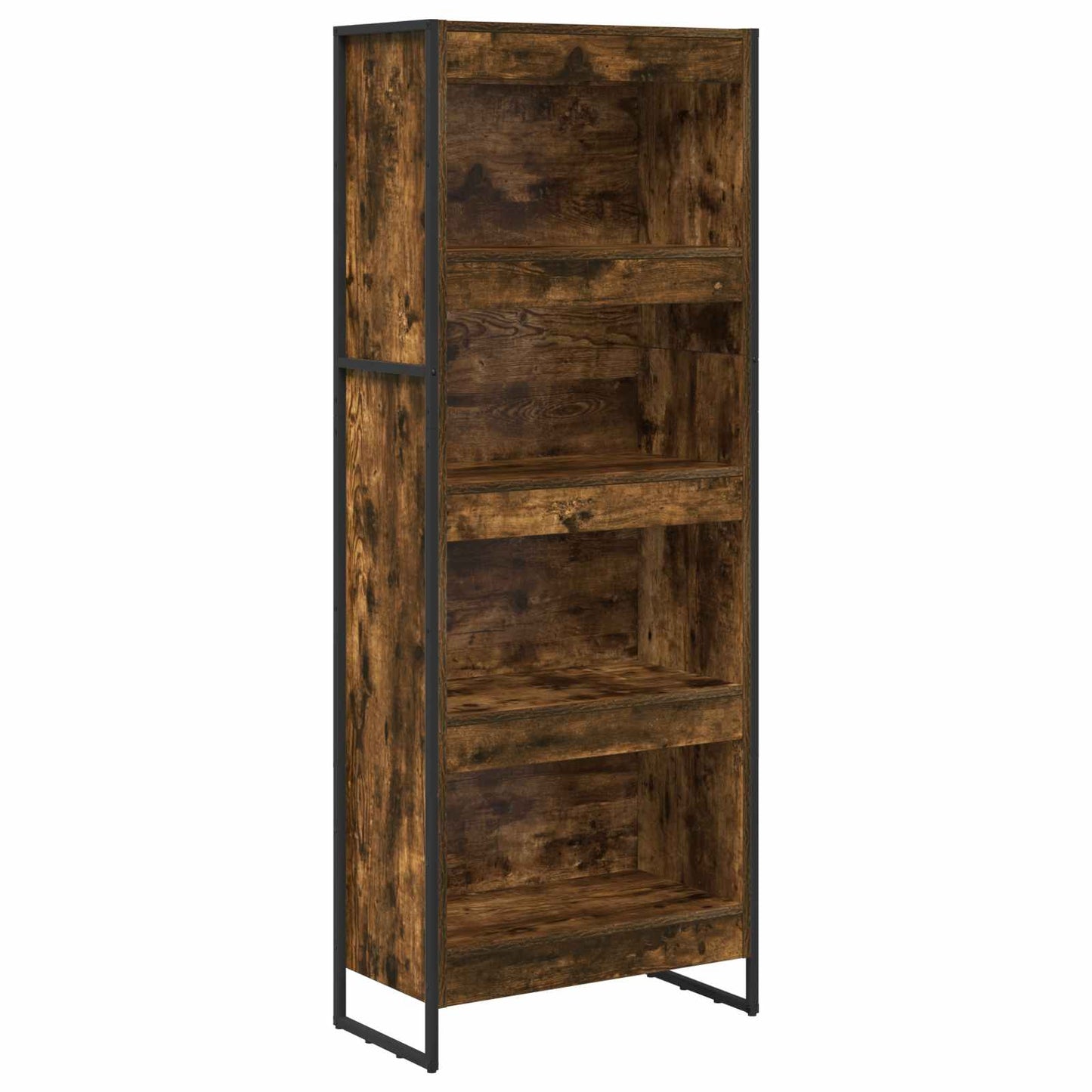 Book Cabinet Smoke Oak 60 x 30 x 155 cm Engineered Wood