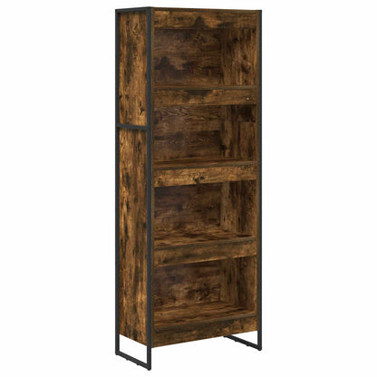 Book Cabinet Smoke Oak 60 x 30 x 155 cm Engineered Wood