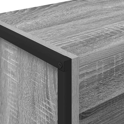 Book Cabinet 60 x 30 x 155 cm Engineered Wood Grey Sonoma