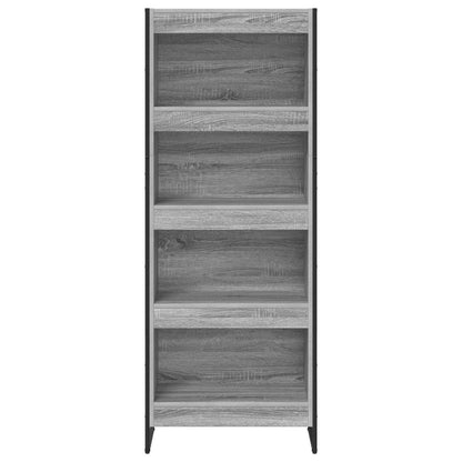 Book Cabinet 60 x 30 x 155 cm Engineered Wood Grey Sonoma
