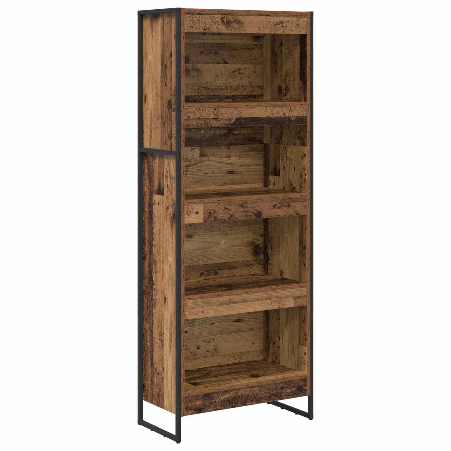 Book Cabinet Old Wood 60 x 30 x 155 cm Engineered Wood