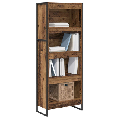 Book Cabinet Old Wood 60 x 30 x 155 cm Engineered Wood