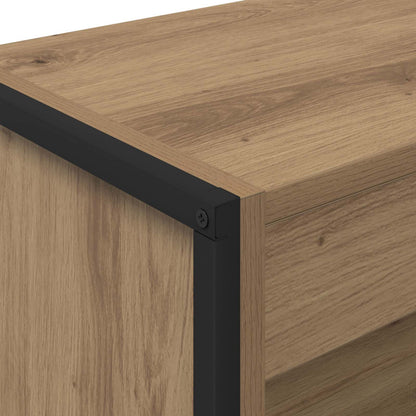 Book Cabinet Artisian Oak 60 x 30 x 155 cm Engineered Wood