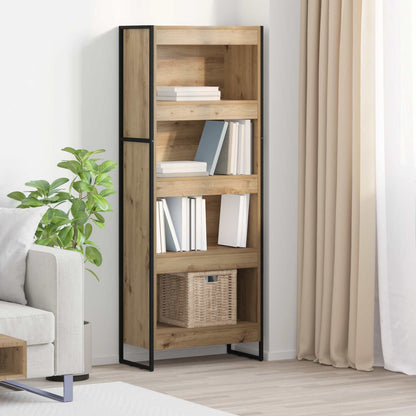 Book Cabinet Artisian Oak 60 x 30 x 155 cm Engineered Wood