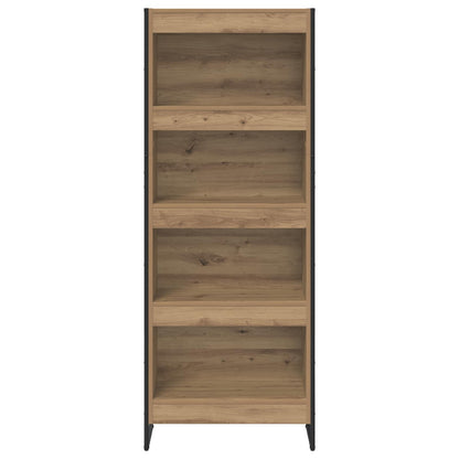 Book Cabinet Artisian Oak 60 x 30 x 155 cm Engineered Wood
