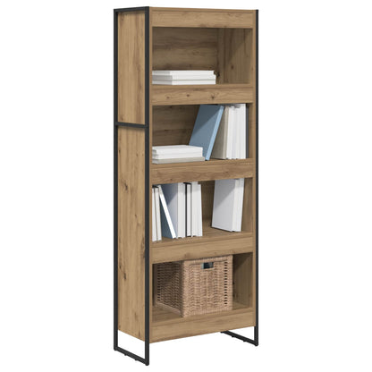 Book Cabinet Artisian Oak 60 x 30 x 155 cm Engineered Wood