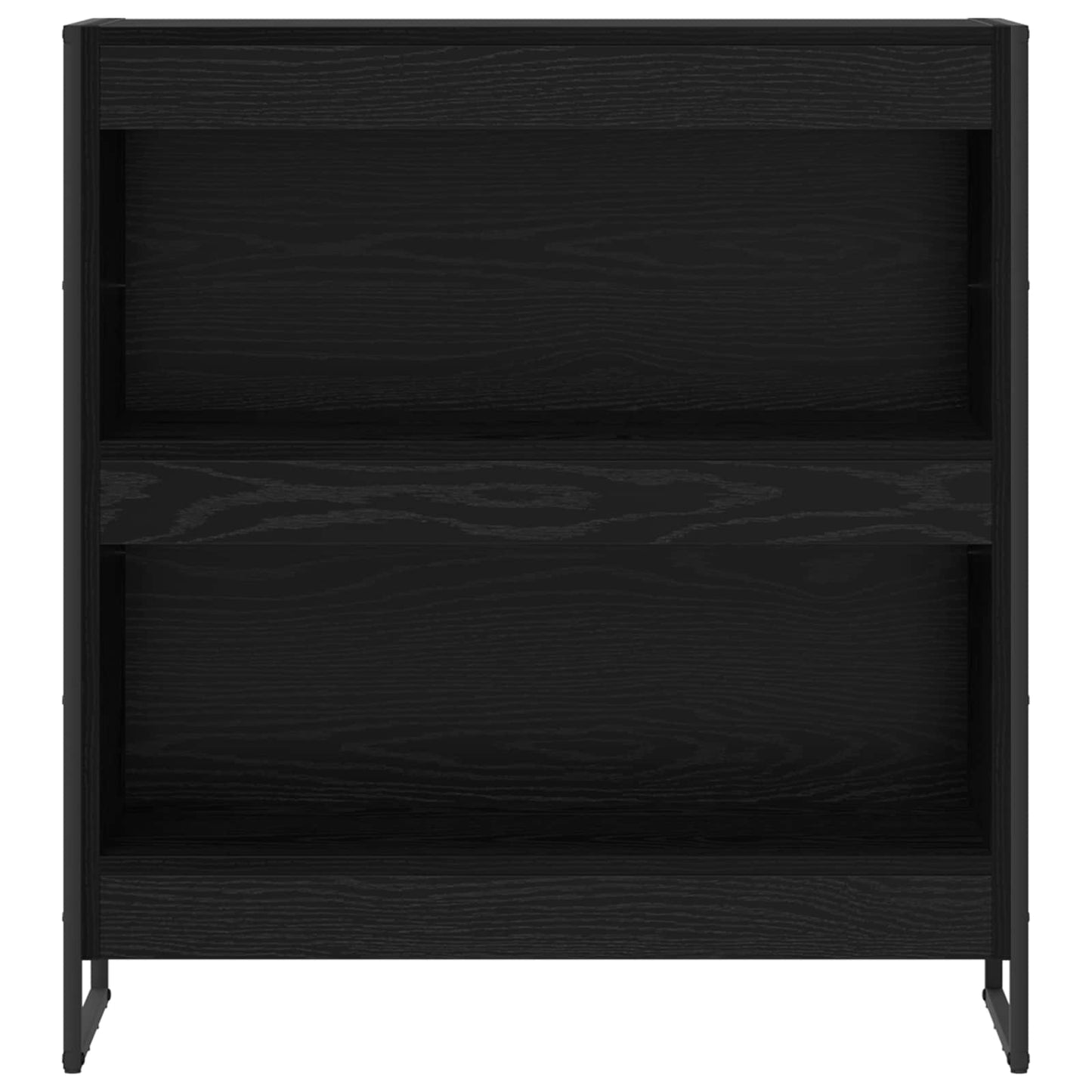 Book Cabinet 80 x 30 x 86.5 cm Engineered Wood Black Oak