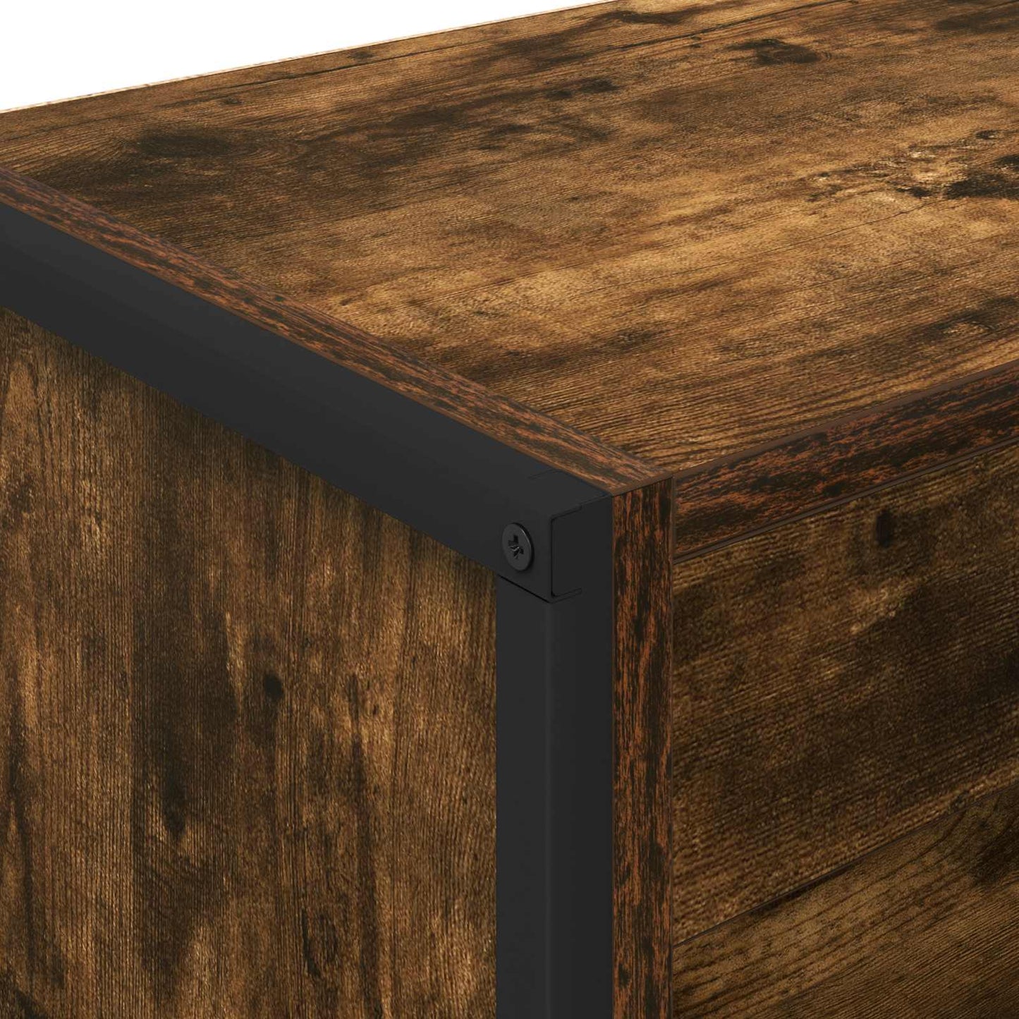 Book Cabinet Smoke Oak 80 x 30 x 86.5 cm Engineered Wood