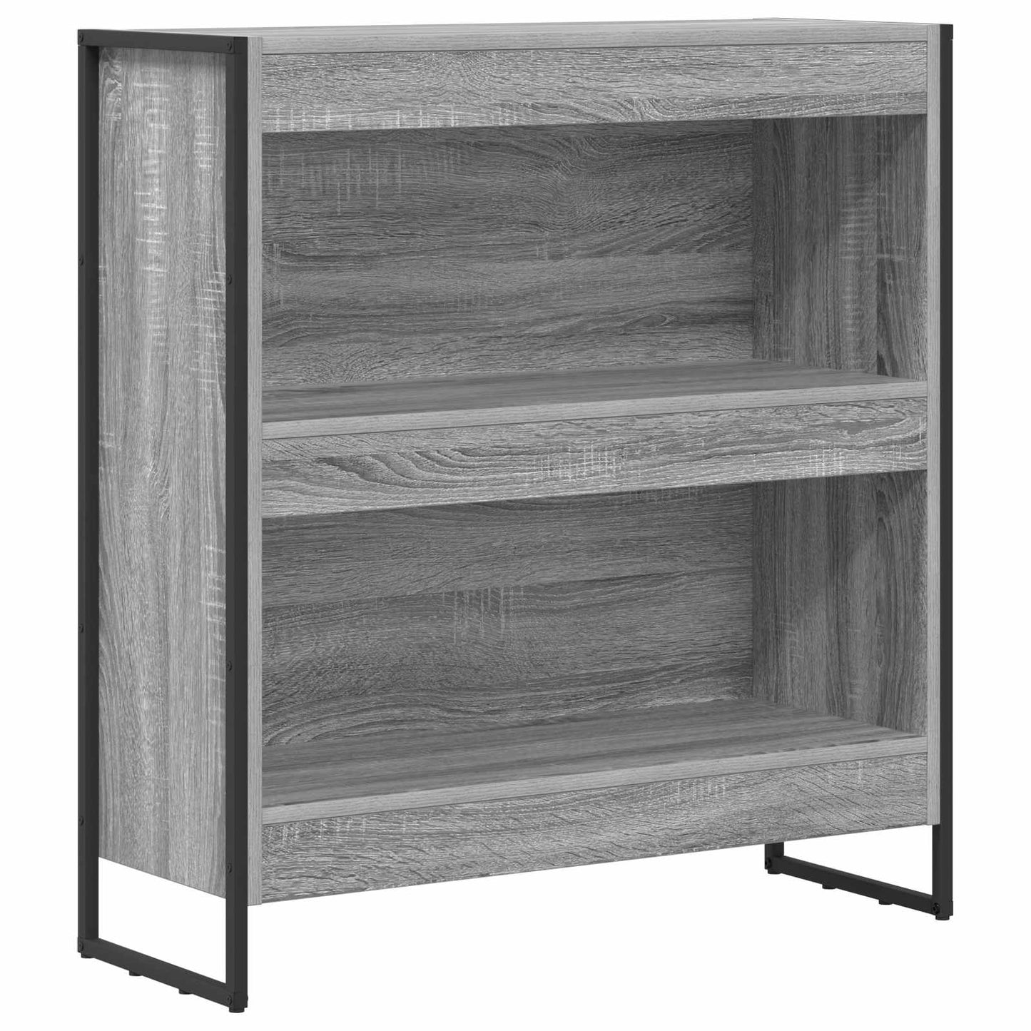 Book Cabinet 80 x 30 x 86.5 cm Engineered Wood Grey Sonoma