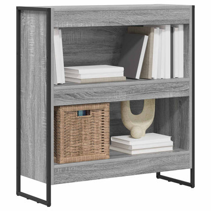 Book Cabinet Grey Sonoma 80 x 30 x 86.5 cm Engineered Wood