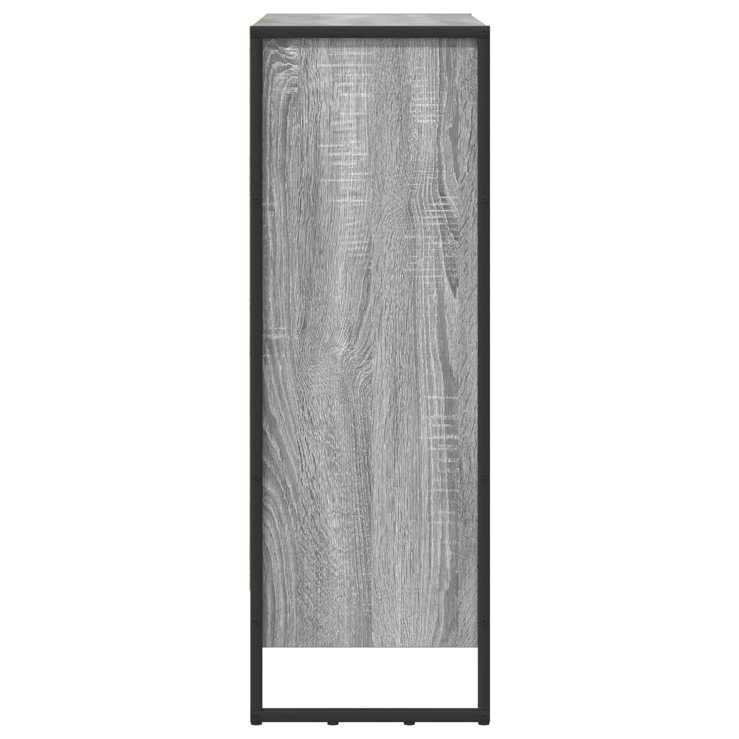 Book Cabinet 80 x 30 x 86.5 cm Engineered Wood Grey Sonoma