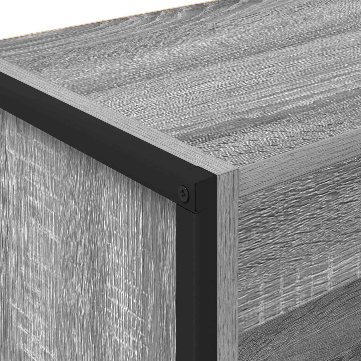 Book Cabinet 80 x 30 x 121 cm Engineered Wood Grey Sonoma